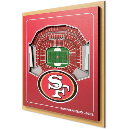 Cuadro NFL Stadium Series 3D 49Ers