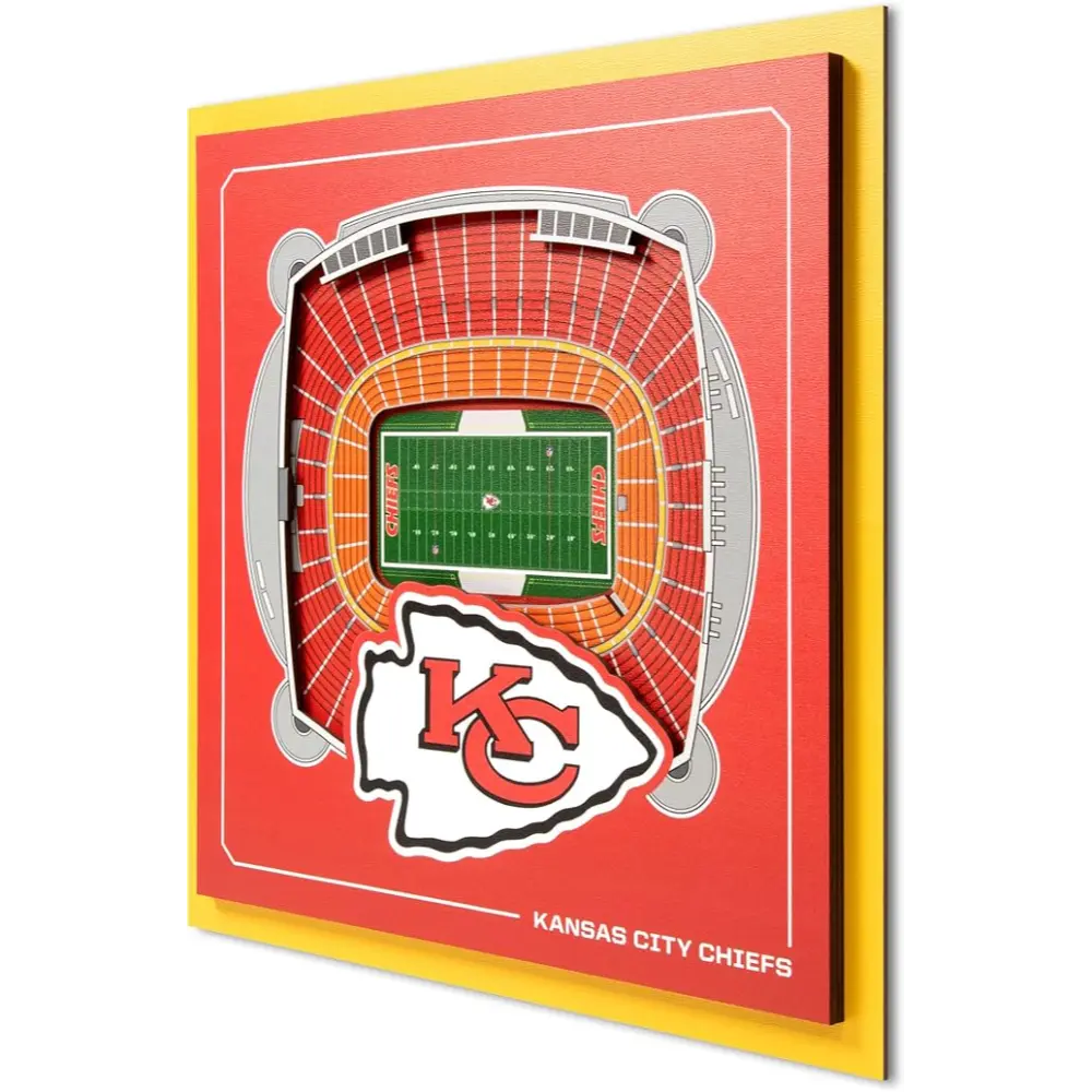 Cuadro NFL Stadium Series 3D Chiefs