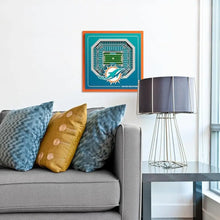 Cuadro NFL Stadium Series 3D Dolphins