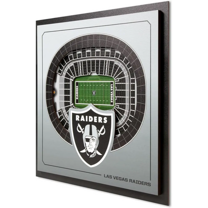 Cuadro NFL Stadium Series 3D Raiders
