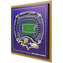 Cuadro NFL Stadium Series 3D Ravens