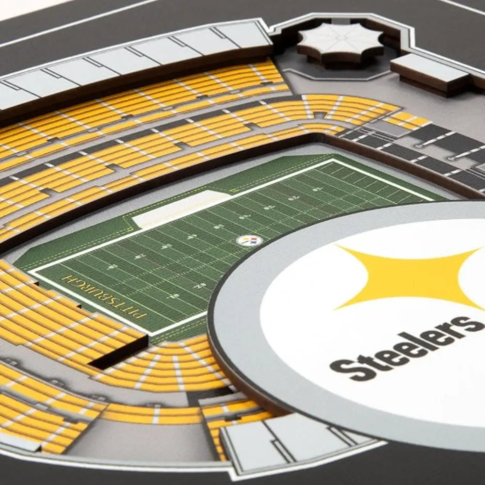 Cuadro NFL Stadium Series 3D Steelers