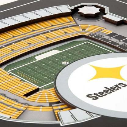 Cuadro NFL Stadium Series 3D Steelers