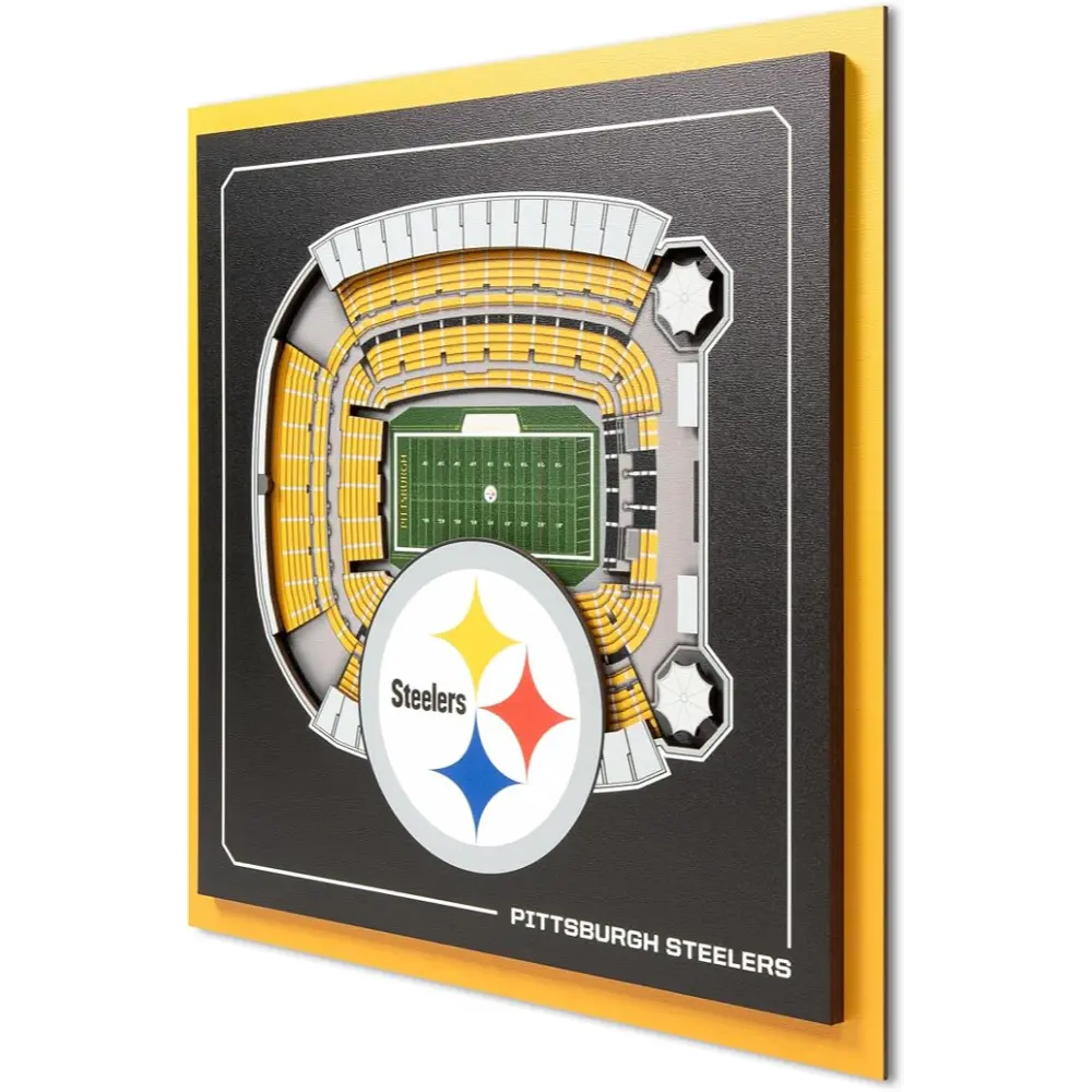 Cuadro NFL Stadium Series 3D Steelers