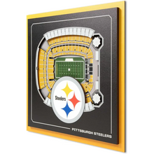 Cuadro NFL Stadium Series 3D Steelers