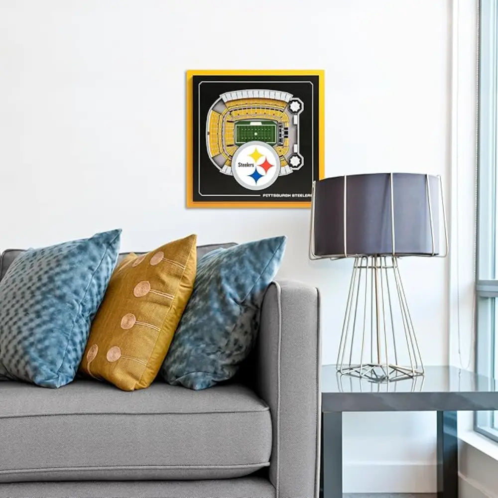 Cuadro NFL Stadium Series 3D Steelers