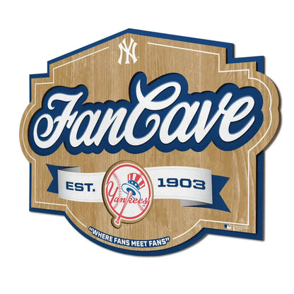 Cuadro YouTheFan MLB Fan Cave Sign 3D Yankees