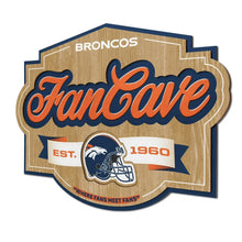 Cuadro YouTheFan NFL Fan Cave Sign 3D Broncos