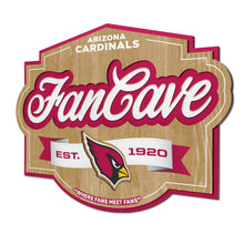 Cuadro YouTheFan NFL Fan Cave Sign 3D Cardinals