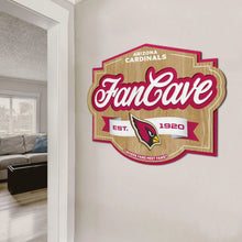 Cuadro YouTheFan NFL Fan Cave Sign 3D Cardinals