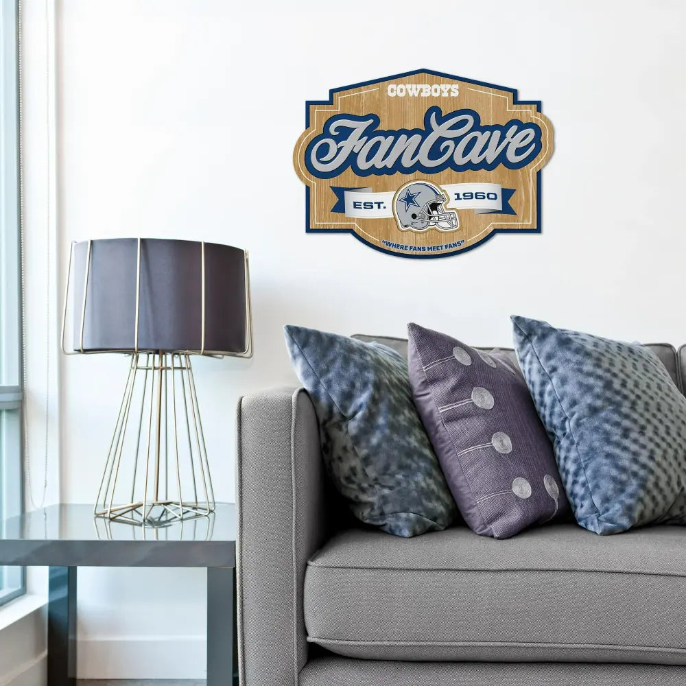 Cuadro YouTheFan NFL Fan Cave Sign 3D Cowboys