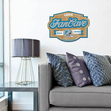Cuadro YouTheFan NFL Fan Cave Sign 3D Lions