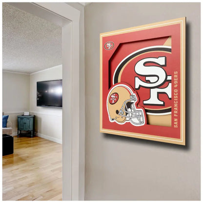 Cuadro YouTheFan NFL Logo Wall Art 3D 49Ers