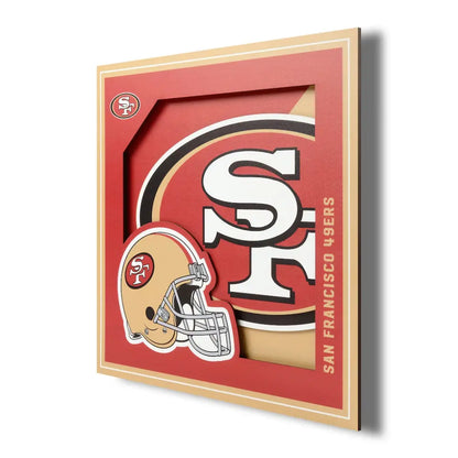 Cuadro YouTheFan NFL Logo Wall Art 3D 49Ers
