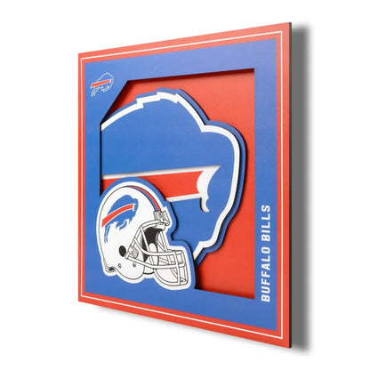 Cuadro YouTheFan NFL Logo Wall Art 3D Bills