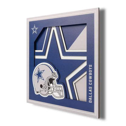 Cuadro YouTheFan NFL Logo Wall Art 3D Cowboys