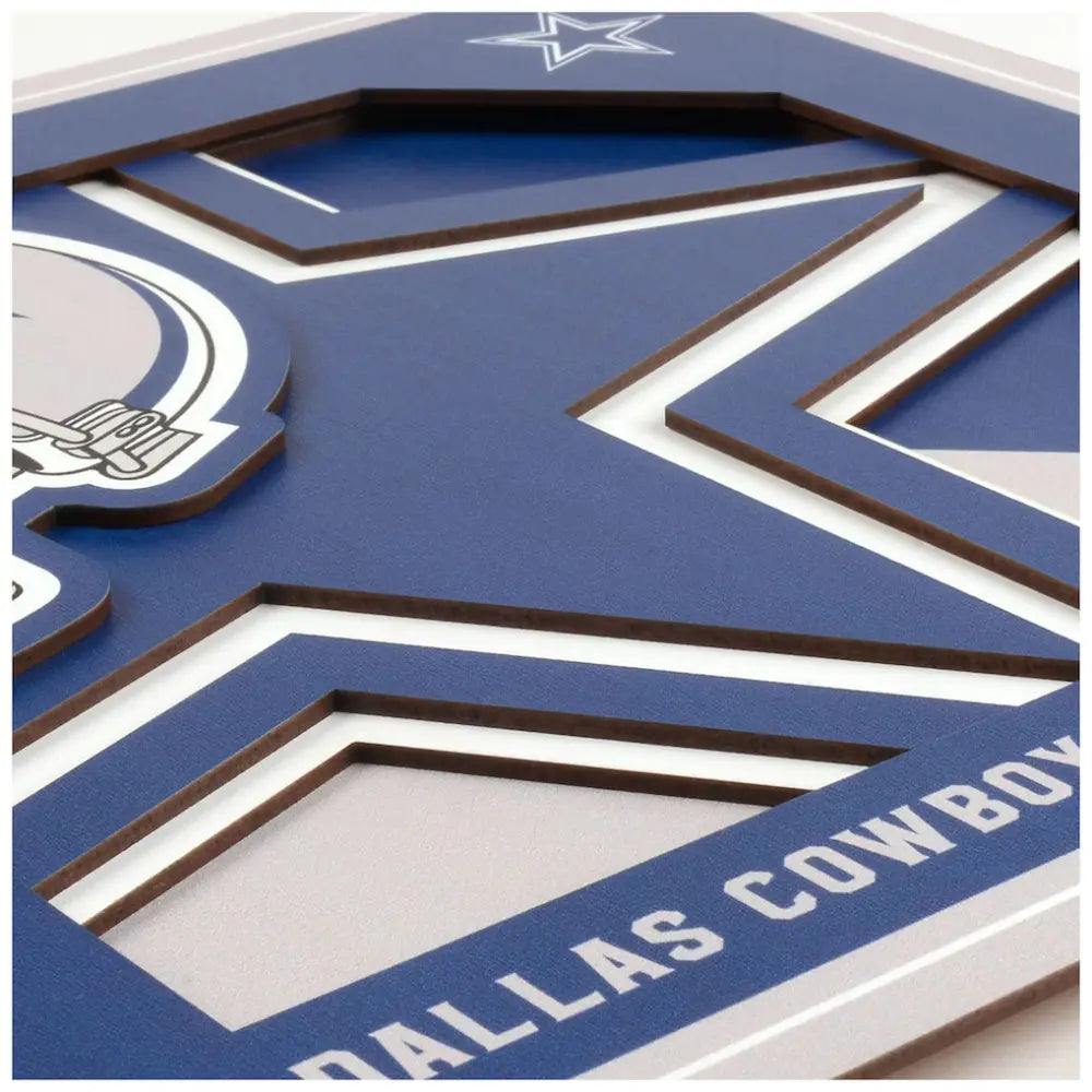Cuadro YouTheFan NFL Logo Wall Art 3D Cowboys