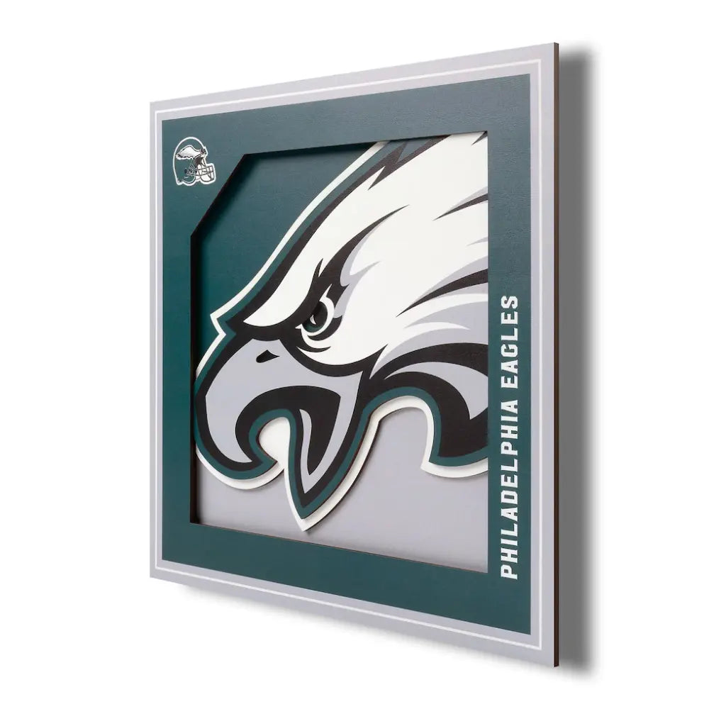 Cuadro YouTheFan NFL Logo Wall Art 3D Eagles