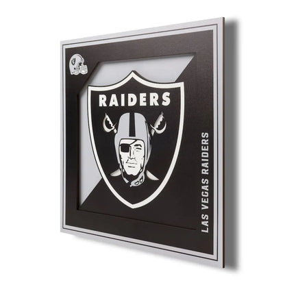 Cuadro YouTheFan NFL Logo Wall Art 3D Raiders