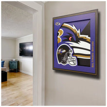 Cuadro YouTheFan NFL Logo Wall Art 3D Ravens
