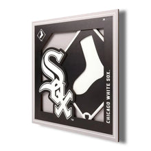 Cuadro YouTheFan MLB Logo Wall Art 3D White Sox