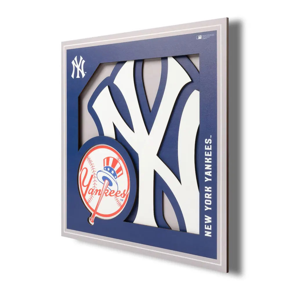 Cuadro YouTheFan MLB Logo Wall Art 3D Yankees