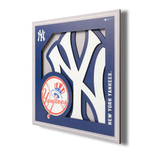 Cuadro YouTheFan MLB Logo Wall Art 3D Yankees