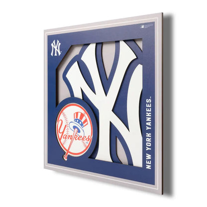 Cuadro YouTheFan MLB Logo Wall Art 3D Yankees