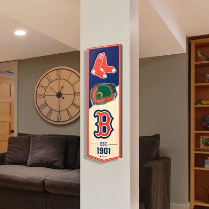 Cuadro YouTheFan NFL Stadium Banner 3D Red Sox