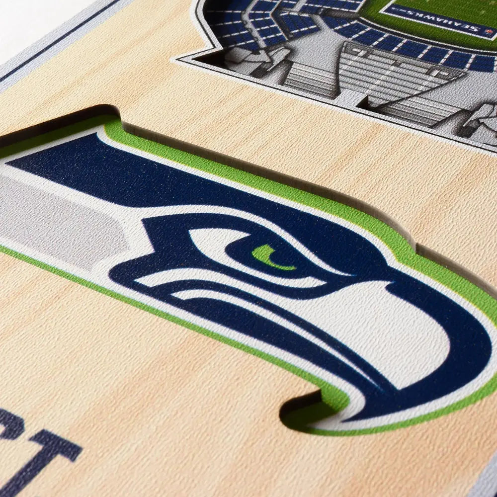 Cuadro YouTheFan NFL Stadium Banner 3D Seahawks