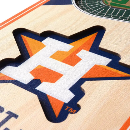 Cuadro YouTheFan NFL Stadium Banner 3D Astros