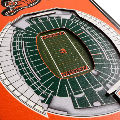 Cuadro YouTheFan NFL Stadium Banner 3D Bengals
