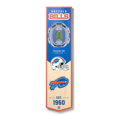 Cuadro YouTheFan NFL Stadium Banner 3D Bills