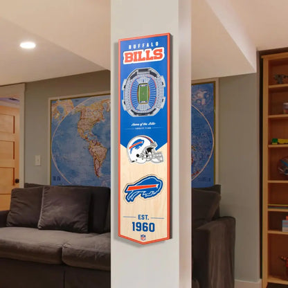 Cuadro YouTheFan NFL Stadium Banner 3D Bills
