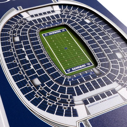 Cuadro YouTheFan NFL Stadium Banner 3D Cowboys