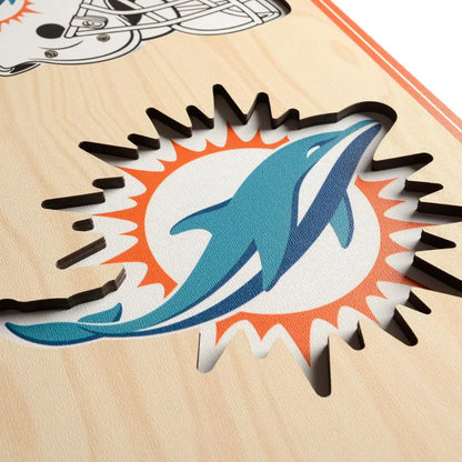 Cuadro YouTheFan NFL Stadium Banner 3D Dolphins