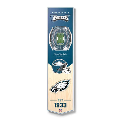 Cuadro YouTheFan NFL Stadium Banner 3D Eagles