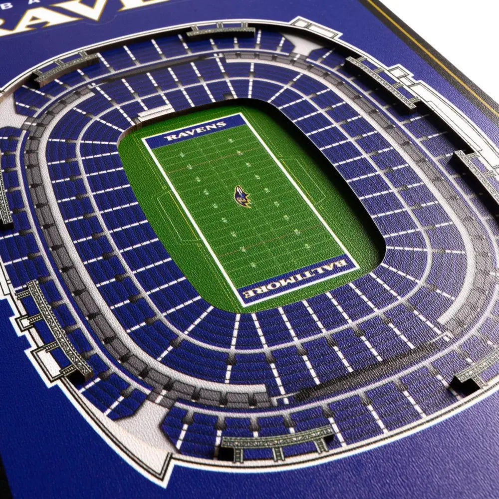 Cuadro YouTheFan NFL Stadium Banner 3D Ravens