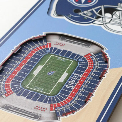 Cuadro YouTheFan NFL Stadium Banner 3D Titans