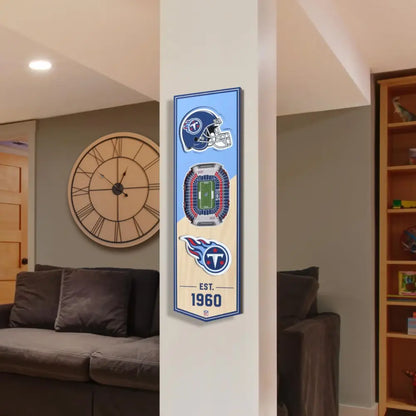 Cuadro YouTheFan NFL Stadium Banner 3D Titans