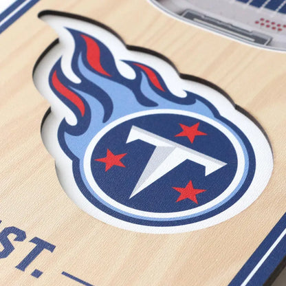 Cuadro YouTheFan NFL Stadium Banner 3D Titans