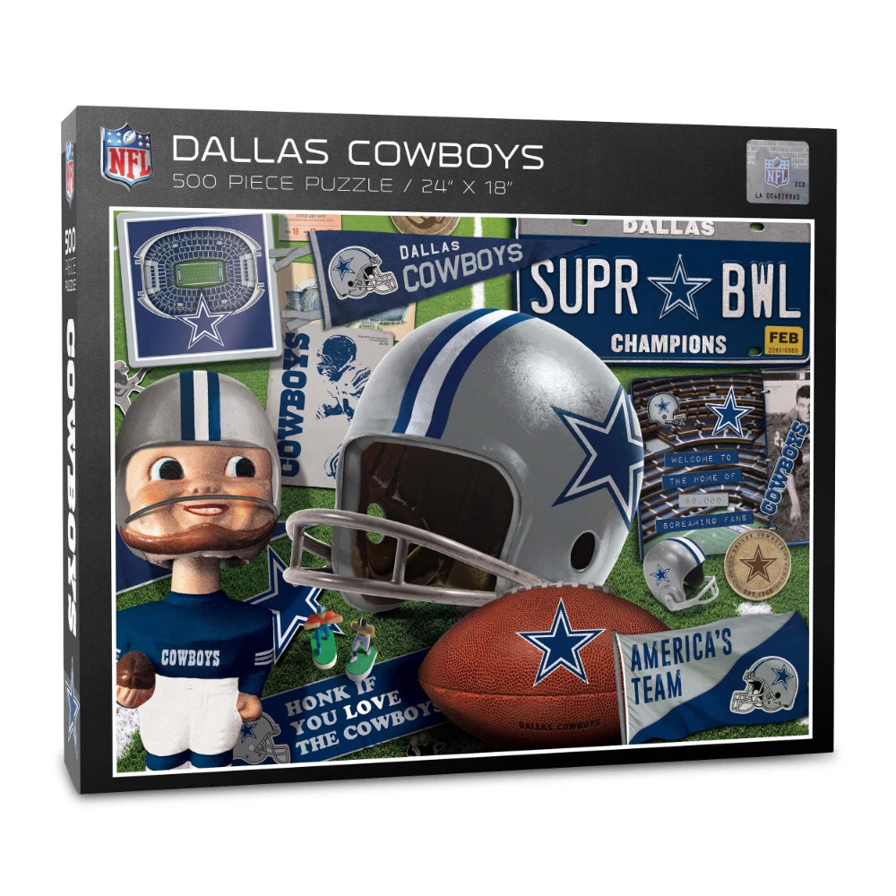 Rompecabezas YouTheFan NFL Retro Cowboys