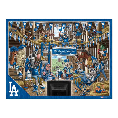 Rompecabezas YouTheFan MLB Barnyard Fans Dodgers