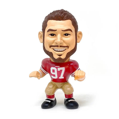Figura Jugador Party Animals NFL Nick Bosa Big Shot Ballers 49Ers