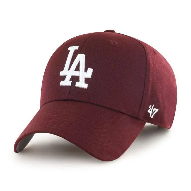 Gorra 47 MLB MVP Dark Maroon Dodgers