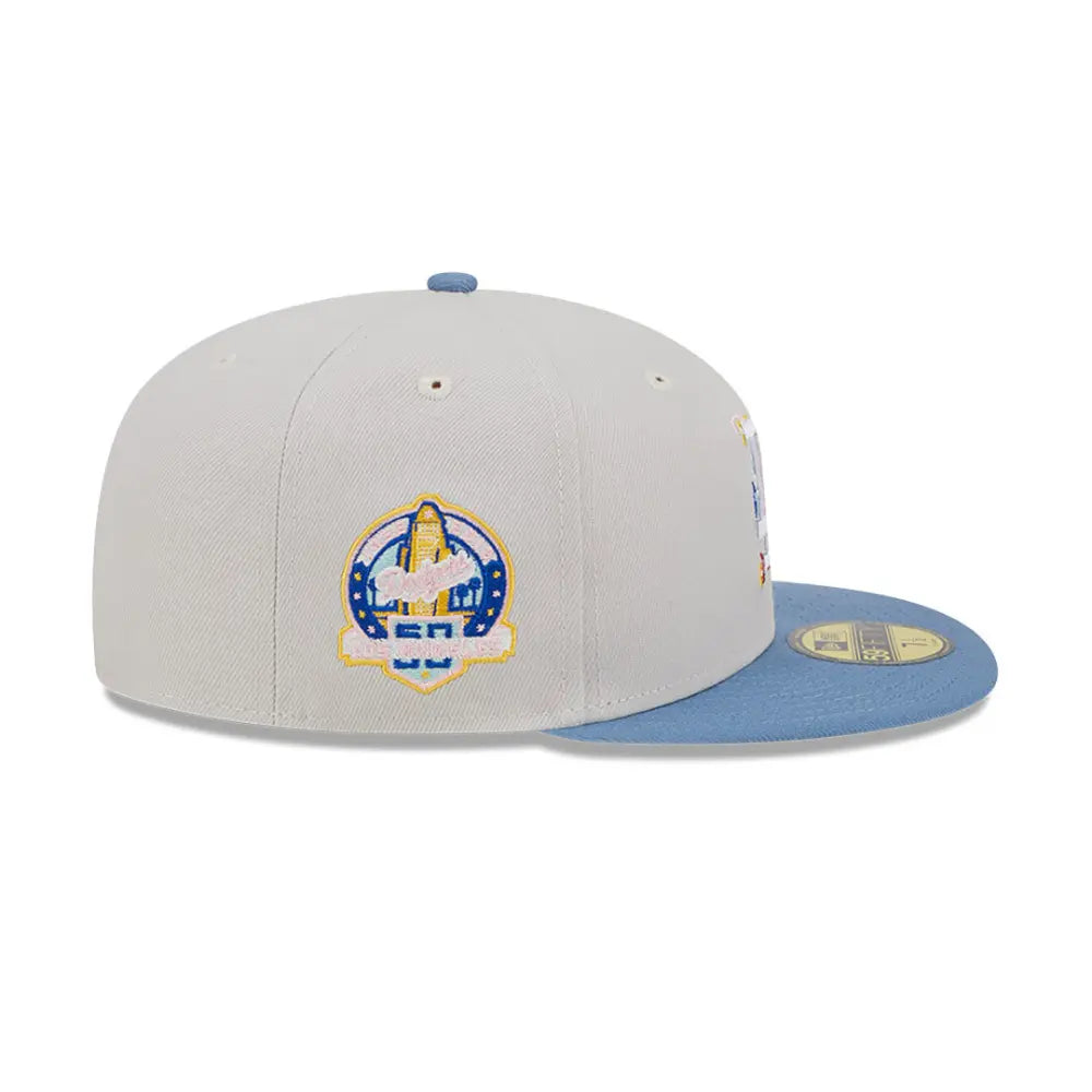 Gorra New Era 5950 MLB Color Brush Dodgers