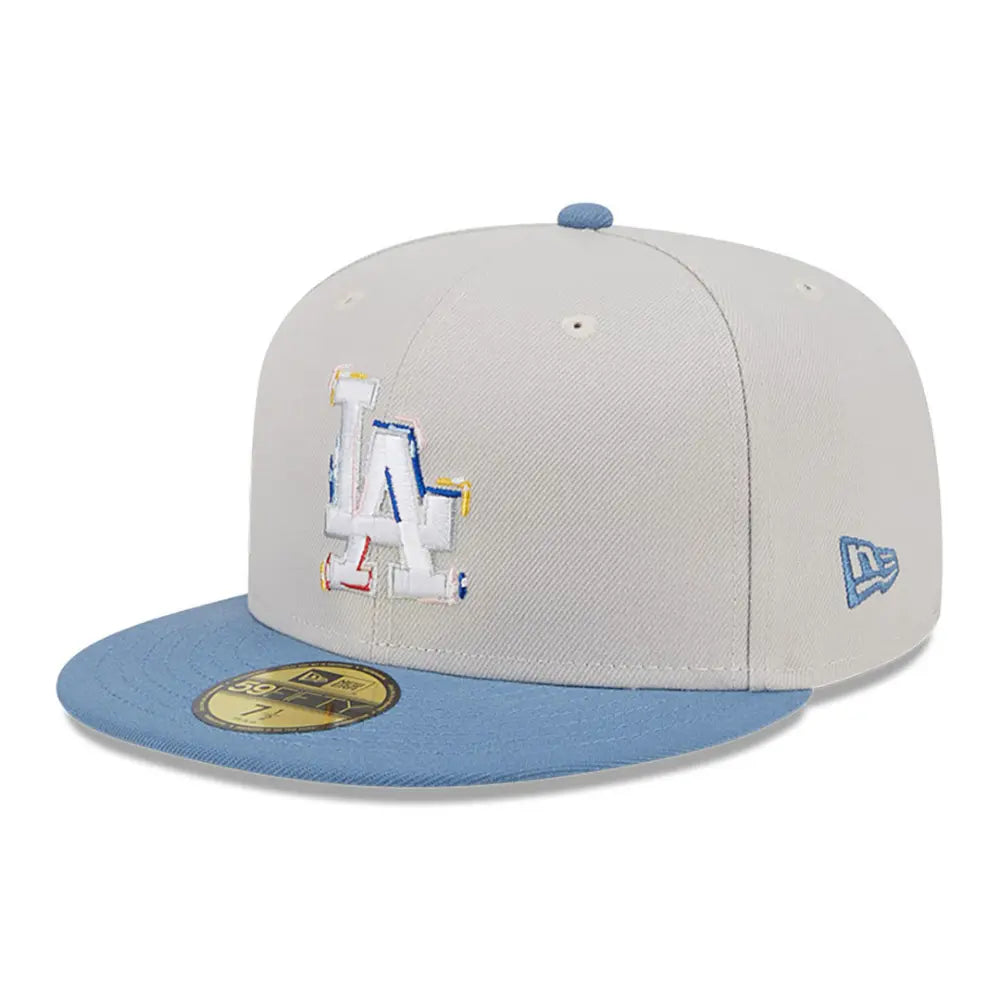 Gorra New Era 5950 MLB Color Brush Dodgers