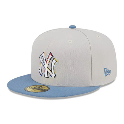 Gorra New Era 5950 MLB Color Brush Yankees