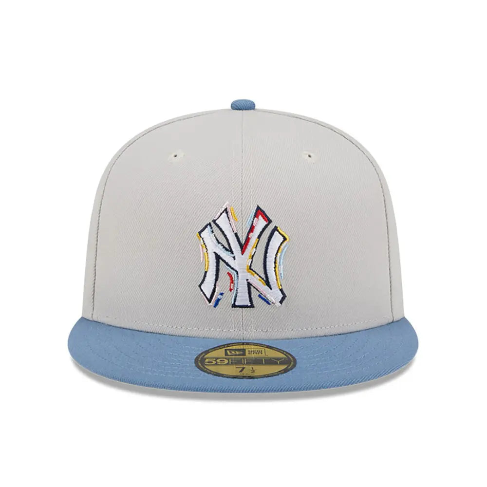 Gorra New Era 5950 MLB Color Brush Yankees