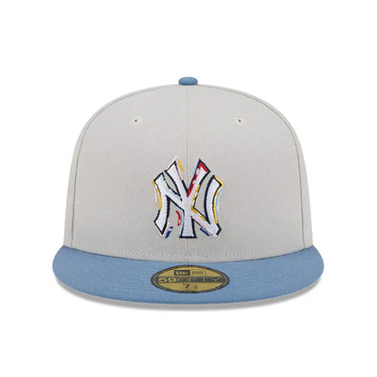 Gorra New Era 5950 MLB Color Brush Yankees